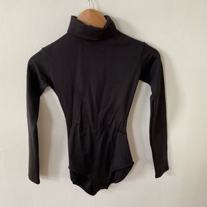 Long sleeve black leotard